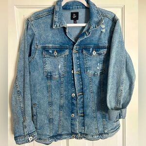 Woman’s Distressed Jean Jacket